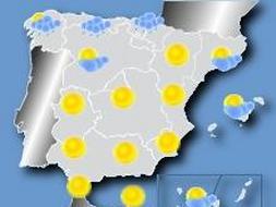 Las lluvias se extienden por el norte de la Península