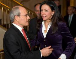 Esther Koplowitz recibe el premio Blanquerna