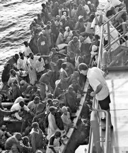Cada vez más muertos, en la costa o en el medio del mar