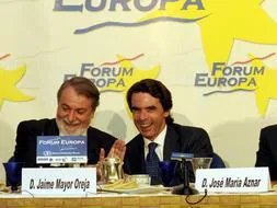 Aznar alaba a Mayor por encender la antorcha del constitucionalismo en el País Vasco