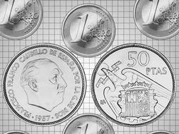 Euros y pesetas ./ Jesús Ferrero