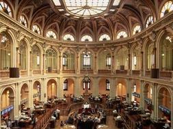 Interior de la Bolsa de Madrid. / Archivo
