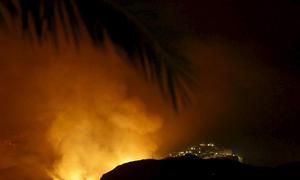 En Aragón los incendios arrasan 11.700 hectáreas