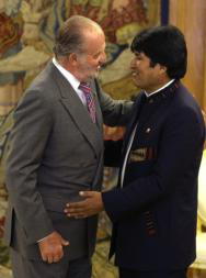 El Rey pide a Morales «reglas claras» para que las empresas españolas creen empleo