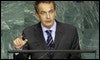 José Luis Rodríguez Zapatero, ante la Asamblea General de la ONU / AP