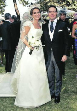 ABC  Ya casados Myriam García-Ordóñez y Javier Orellana