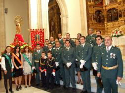 La Virgen del Pilar reúne a la Guardia Civil en los pueblos de la provincia