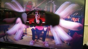 tele, casa, interesada, carrera, para, pasar, caja, tonta, caja, lista