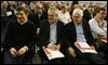 Barreda, junto a Griñán y López, en el Comité Federal del  PSOE el pasado sábado / JAIME GARCÍA