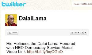 Dalai Lama llega a Twitter