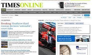 «The Times» y «The Sunday Times» cobrarán por acceder a su web
