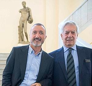 Mario Vargas Llosa y Arturo Pérez-Reverte, como niños
