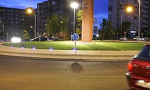 Rotondas con luz propia