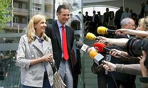 Los Duques de Palma, «muy tranquilos» tras ver al Rey