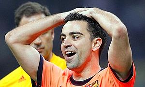 Xavi no podrá jugar contra el Valladolid