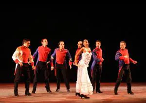 ABC  Una escena de la versión flamenca de «Carmen» creada por Sara Lezana