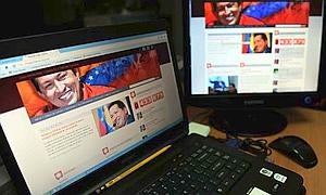 Hugo Chávez lanza un blog personal hecho por 200 funcionarios