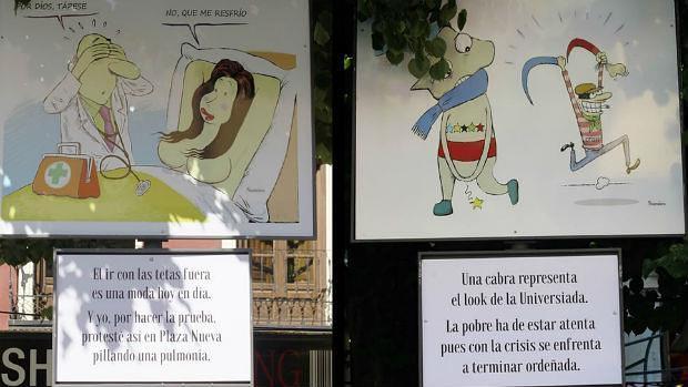 Carocas con motivo del Corpus en la plaza de BibRambla de Granada