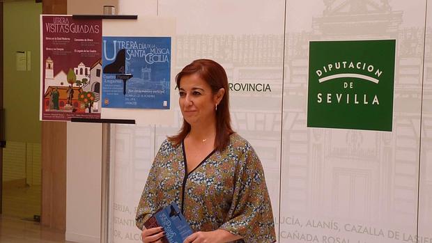 La delegada de Turismo de Utrera, María del Carmen Cabra