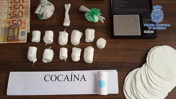 Cocaína decomisada por la Policía Nacional / ABC