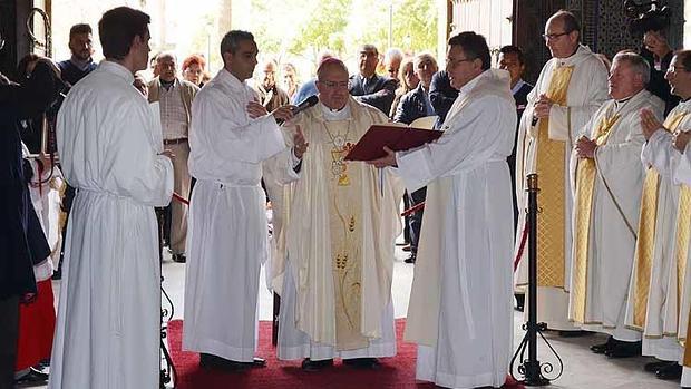 Un instante de la eucaristía inaugural del Año Jubilar/ A.F.