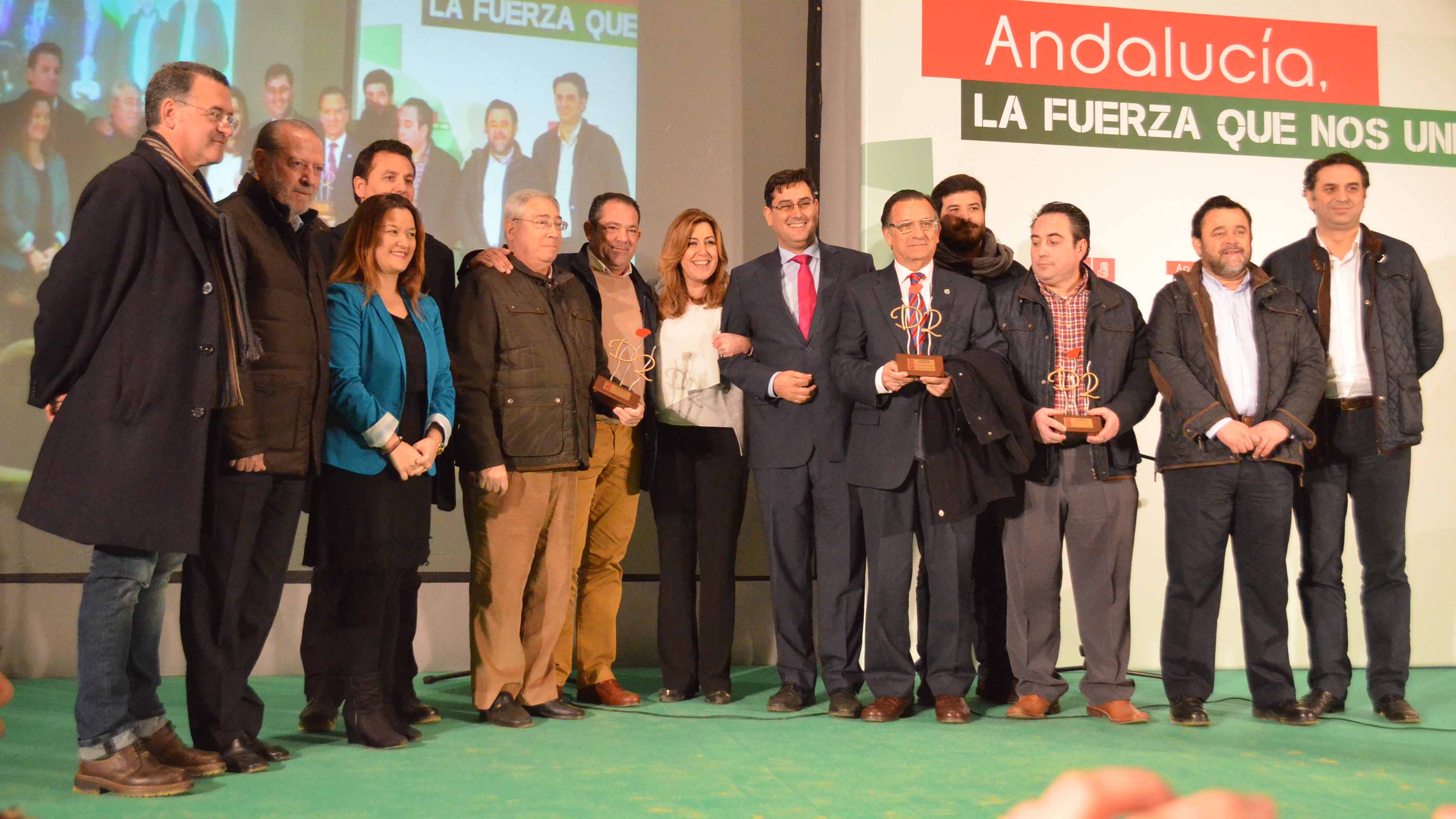 Entrega de los galardones el pasado año, a la que acudió Susana Díaz/ A.F.