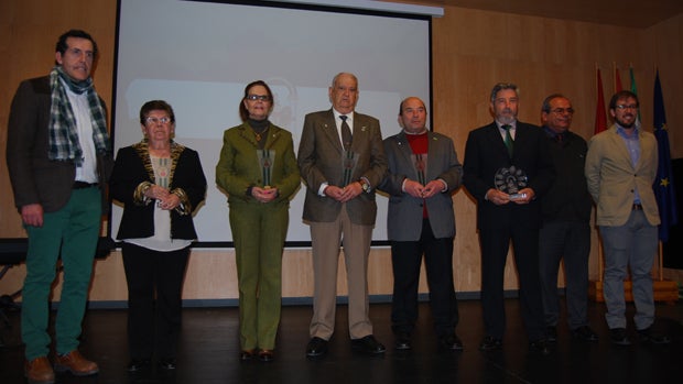 Vecinos homenajeados por el Día de Andalucía