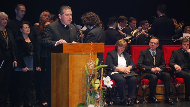 Gregorio Sillero, en un momento de su pregón.