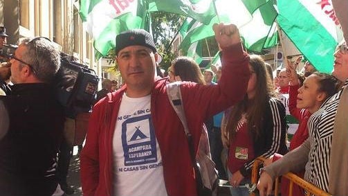 Andrés Bódalo, dirigente del SAT y concejal de Jaén en Común.