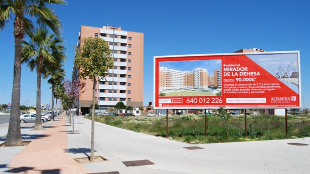 Zona de Entrenúcleos donde están proyectadas las VPO / L.MONTES