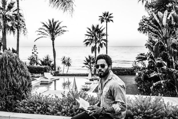 Lenny Kravitz en la villa del Marbella Club / ABC