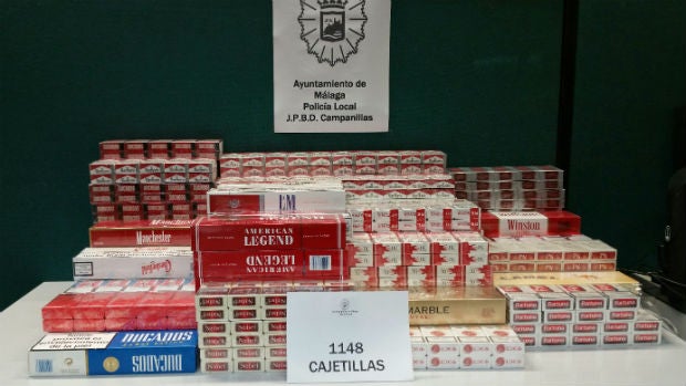 Tabaco incautado en la intervención