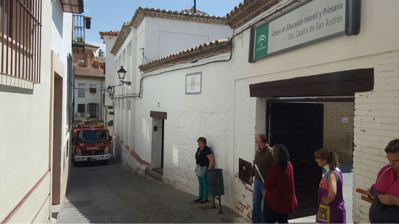 El colegio está situado en el casco antiguo de Jaén.