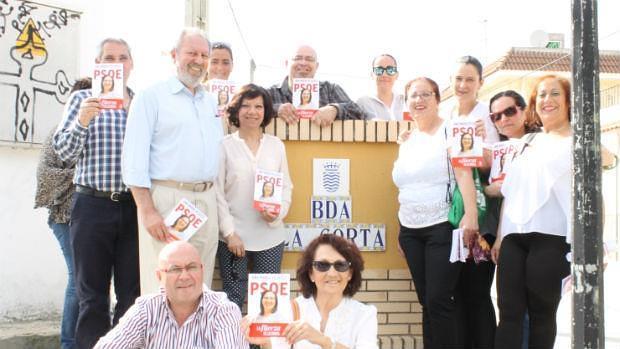 Los socialistas han recorrido hoy algunas barriadas