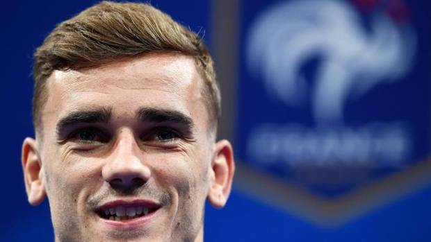 Antoine Griezmann, en rueda de prensa.