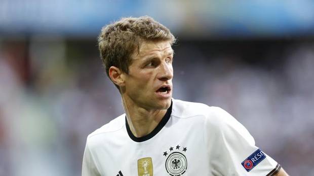 Thomas Müller, durante un partido de la Eurocopa.