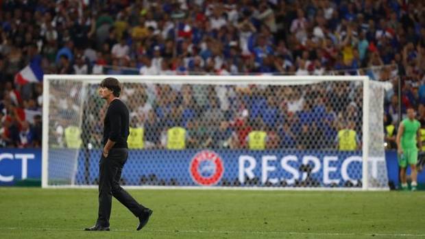 Joachim Löw, tras la derrota de la selección alemana frente a Francia.