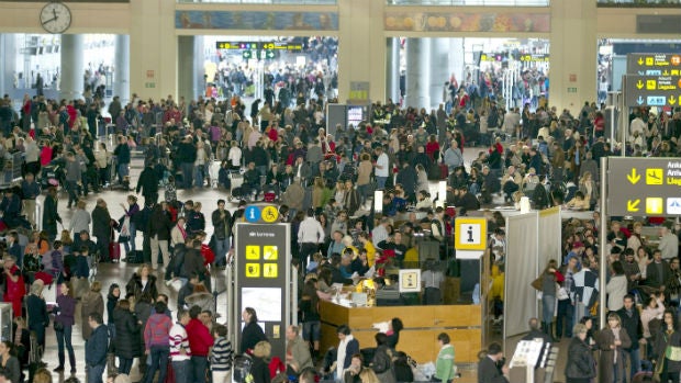 El aeropuerto de Málaga