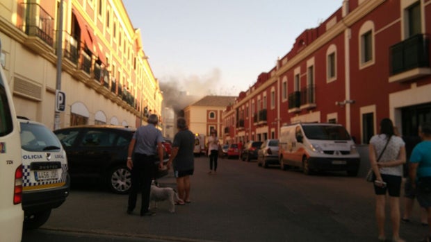 Incendio del dúplex, este pasado domingo