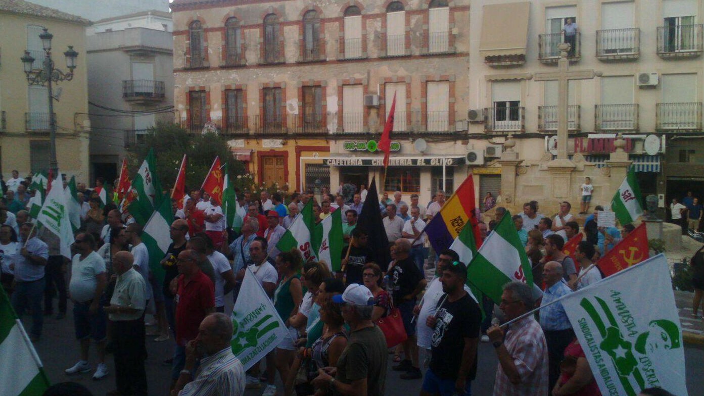 Cerca de 2.000 personas participaron en la manifestación para pedir la libertad de Bódalo.