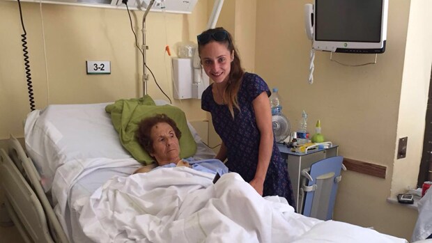 La paciente, hospitalizada en Valencia / ABC