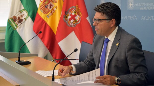 Miguel Cazorla, portavoz de C's en el Ayuntamiento de Almería / ABC
