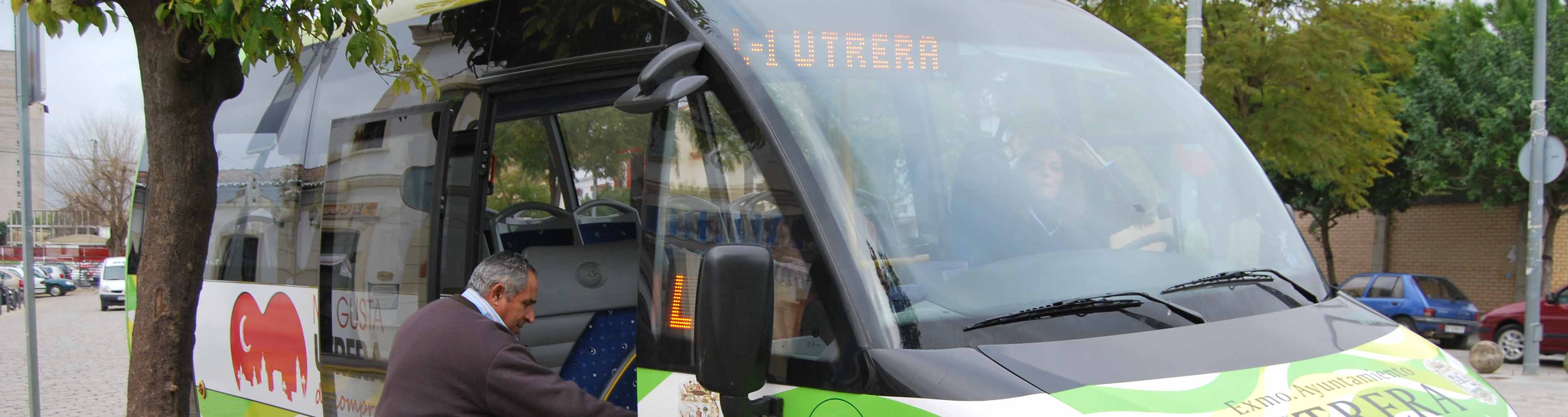 El autobús de Utrera apenas tiene viajeros