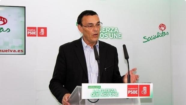 El secretario general del PSOE de Huelva, Ignacio Caraballo,