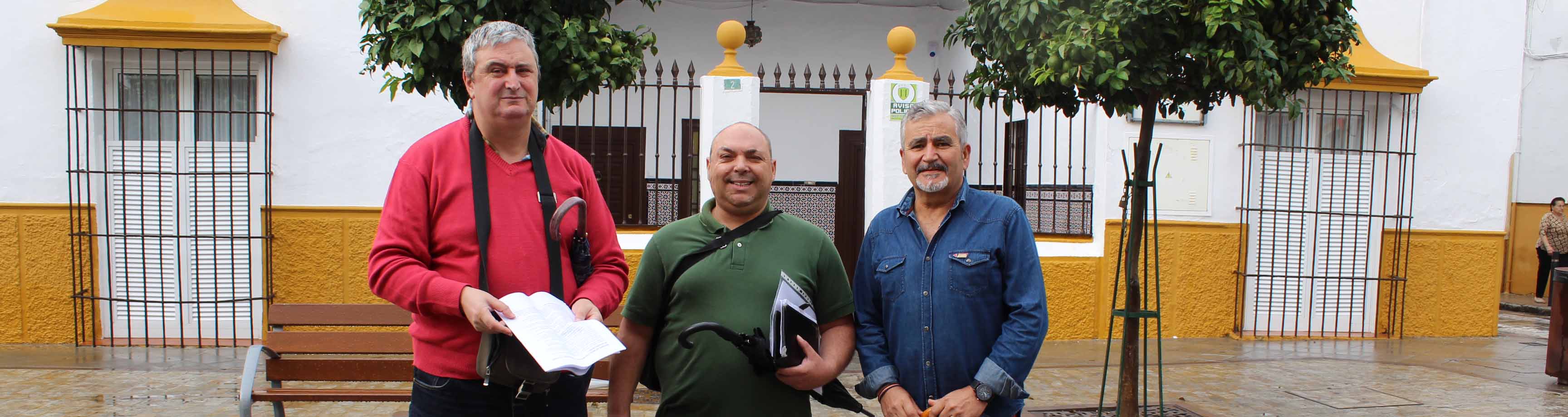 Los representantes del colectivo utrerano que defiende a los desempleados