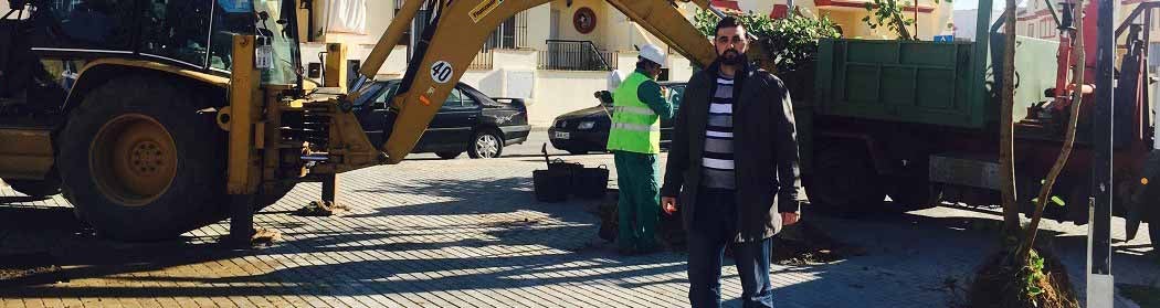 El concejal de Medio Ambiente en Utrera, Carlos Guirao (IU)