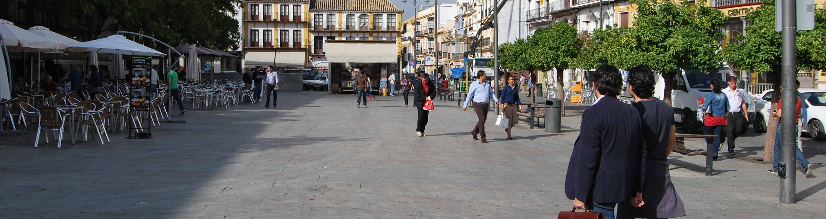 La plaza del Altozano es el centro neurálgico