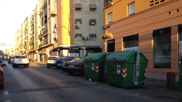 Contenedores en la zona donde ocurrieron los hechos / L.M.