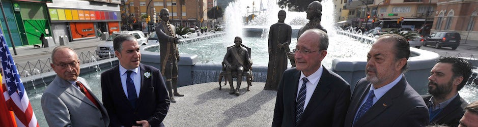 Inauguración del memorial a Bernardo de Gálvez en Málaga