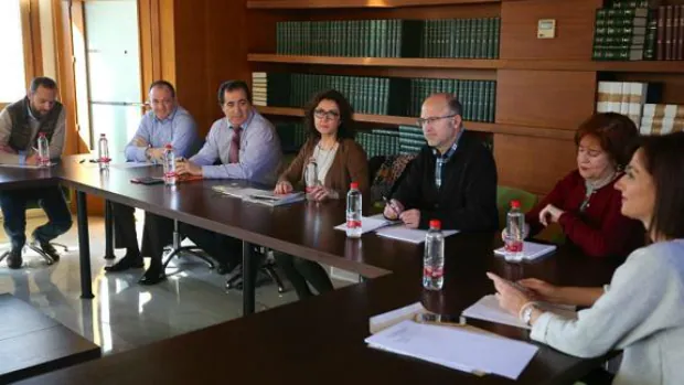 La reunión entre miembros de la consejería de Salud y las plataformas de Granada